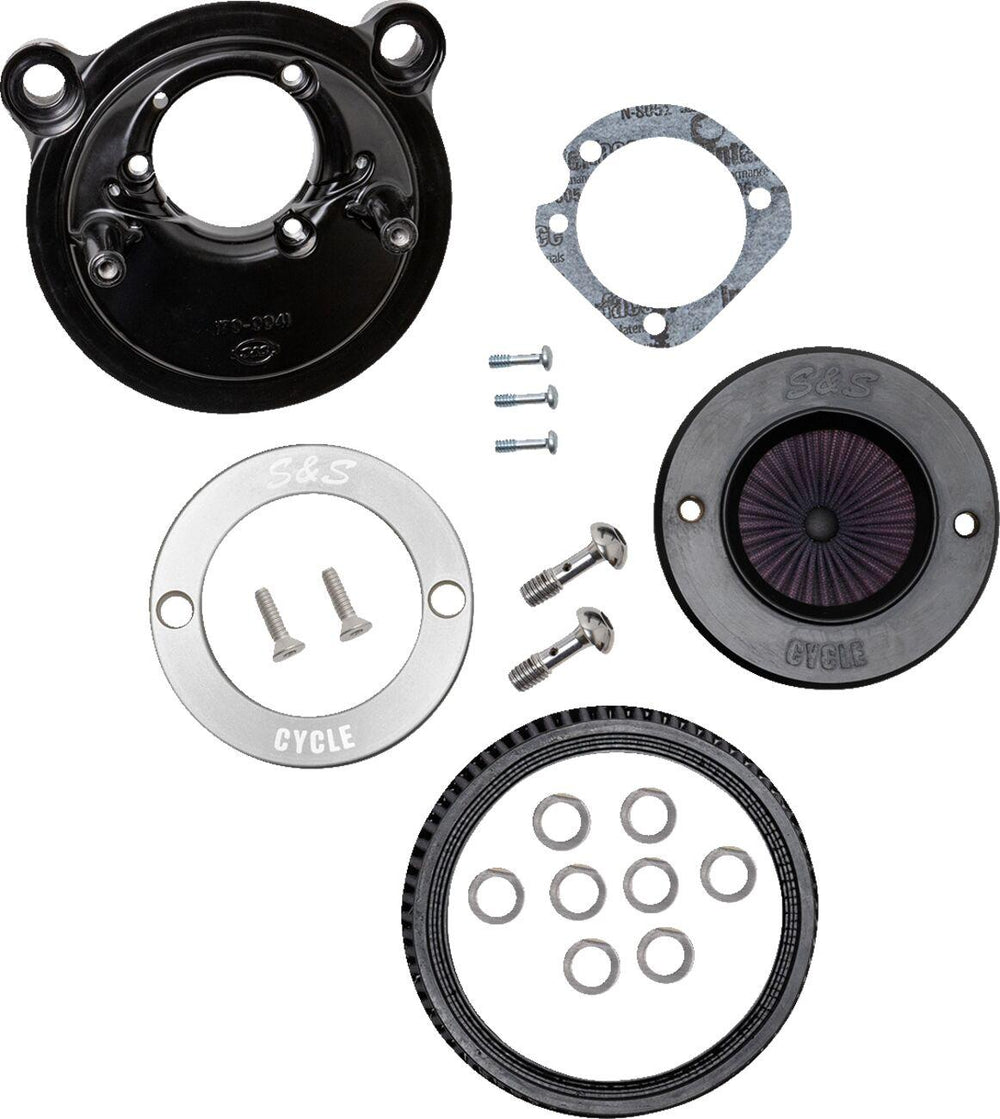 S&S Cycle Air Stinger Stealth Air Cleaner Kit For Harley Davidson XL 1200 C 2007-2020 - Black Chrome