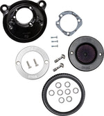 S&S Cycle Air Stinger Stealth Air Cleaner Kit For Harley Davidson XL 1200 C 2007-2020 - Black Chrome