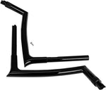 Fat Baggers Inc. 1-1 4" EZ Install Pointed Top Handlebar For Harley Davidson FLTRK 1868 2021-2022 30.5 cm (12") - Black