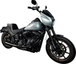 Slyfox High Noon Seat For Harley Davidson FLSB 1750 ABS 2018-2021 Black Logo/Classic Stitch - Black
