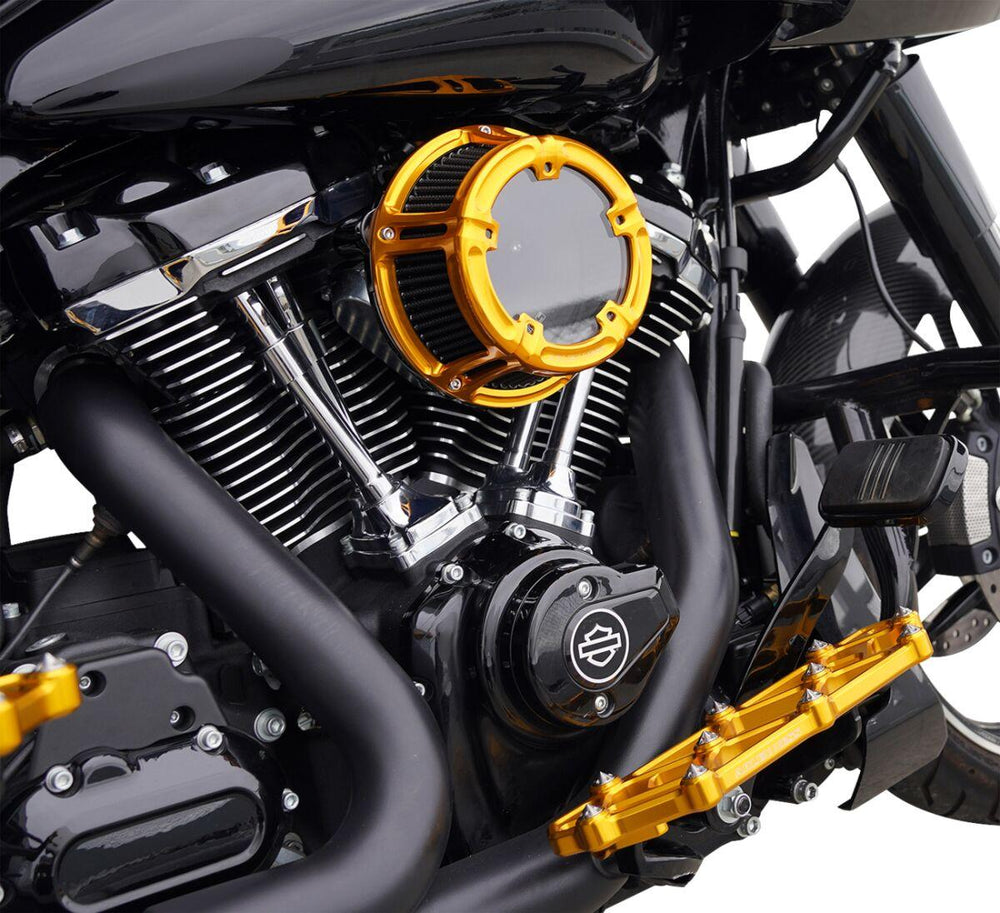 Arlen Ness Method Clear Series Air Cleaner For Harley Davidson FLHX 1923 2024-2026 - Gold