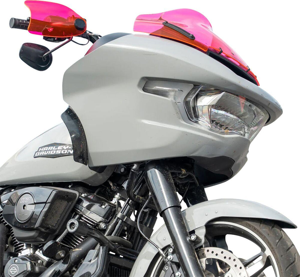 Klock Werks Flare Hand Guards For Harley Davidson FLHLT 1923 ABS 2026 - Gloss/Pink