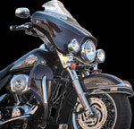 Klock Werks Flare Windshield For Harley Davidson FLHR 1340 1996-1998 16.5 cm (6-1/2") - Clear