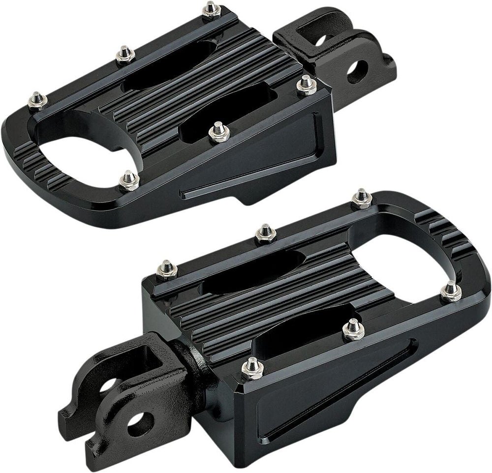 Biltwell Punisher Passenger Footpegs For Harley Davidson FLDE 1750 2018-2020 - Black