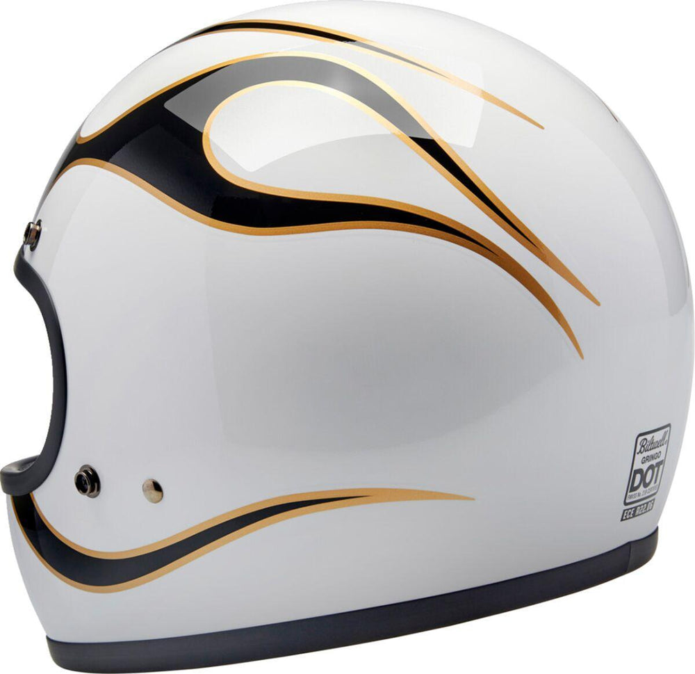 Biltwell Gringo Helmet - Black White