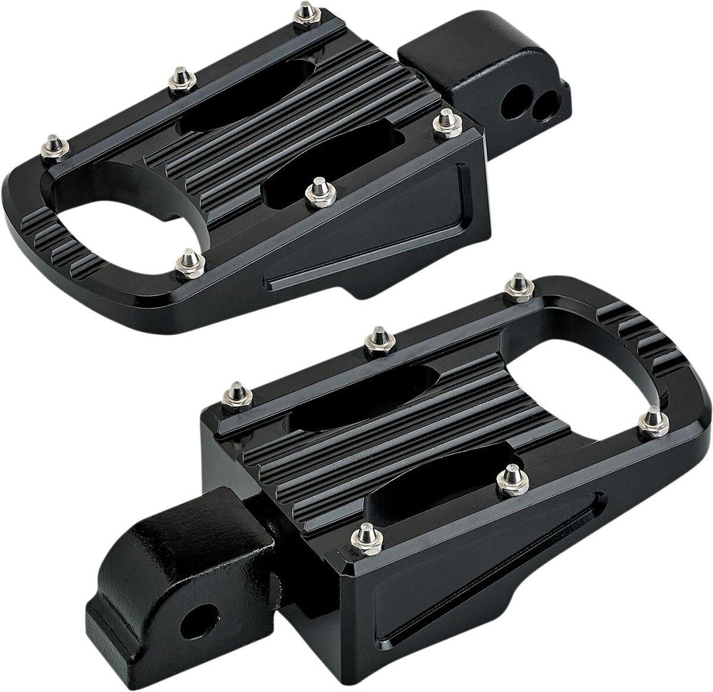 Biltwell Punisher Footpegs For Harley Davidson FLDE 1750 2018-2020 - Black
