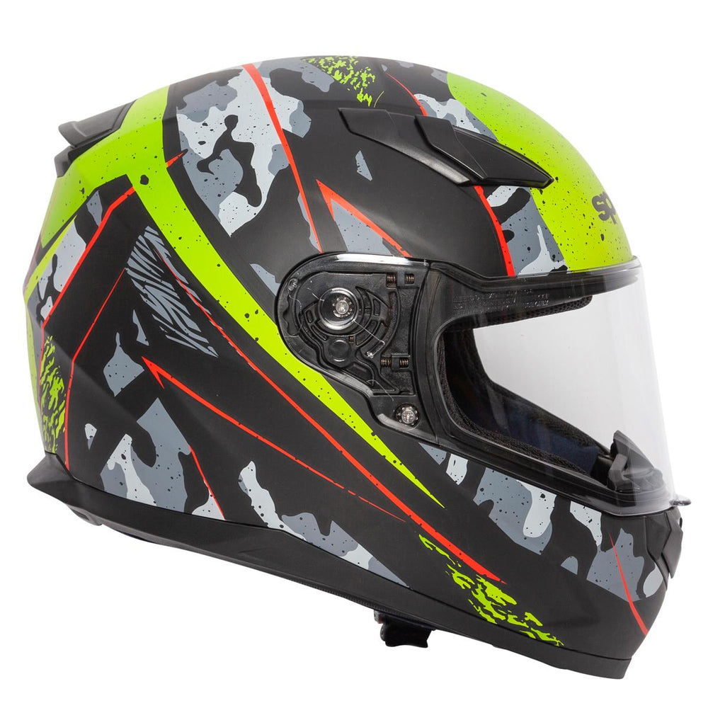 Spada Raiden Camo Yellow Helmet