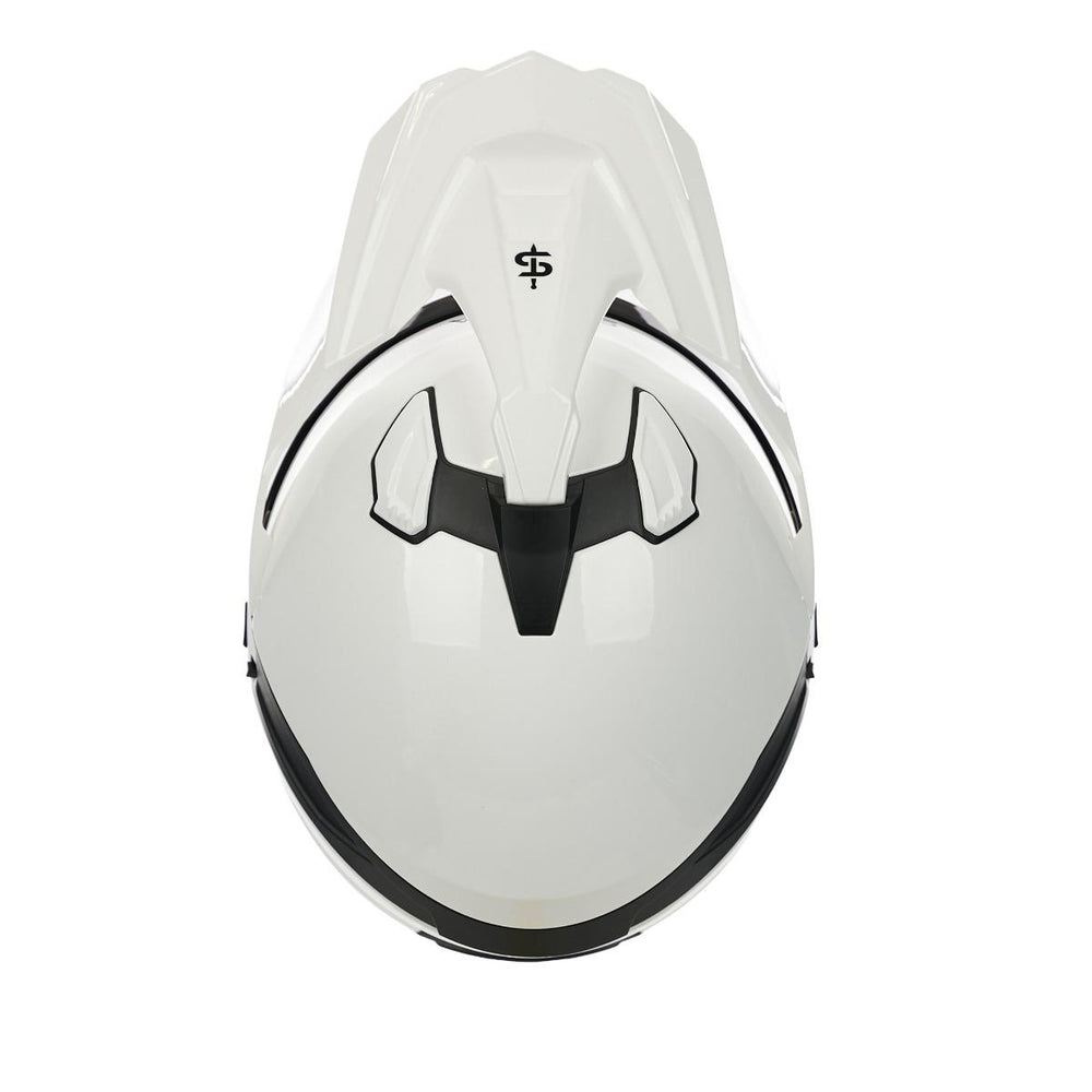 Spada Nitride Adventure Motorcycle Helmet - White