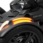 Show Chrome Slayer Front Fender LED Light kit For Can Am Ryker 600 ACE 2019-2024 Amber