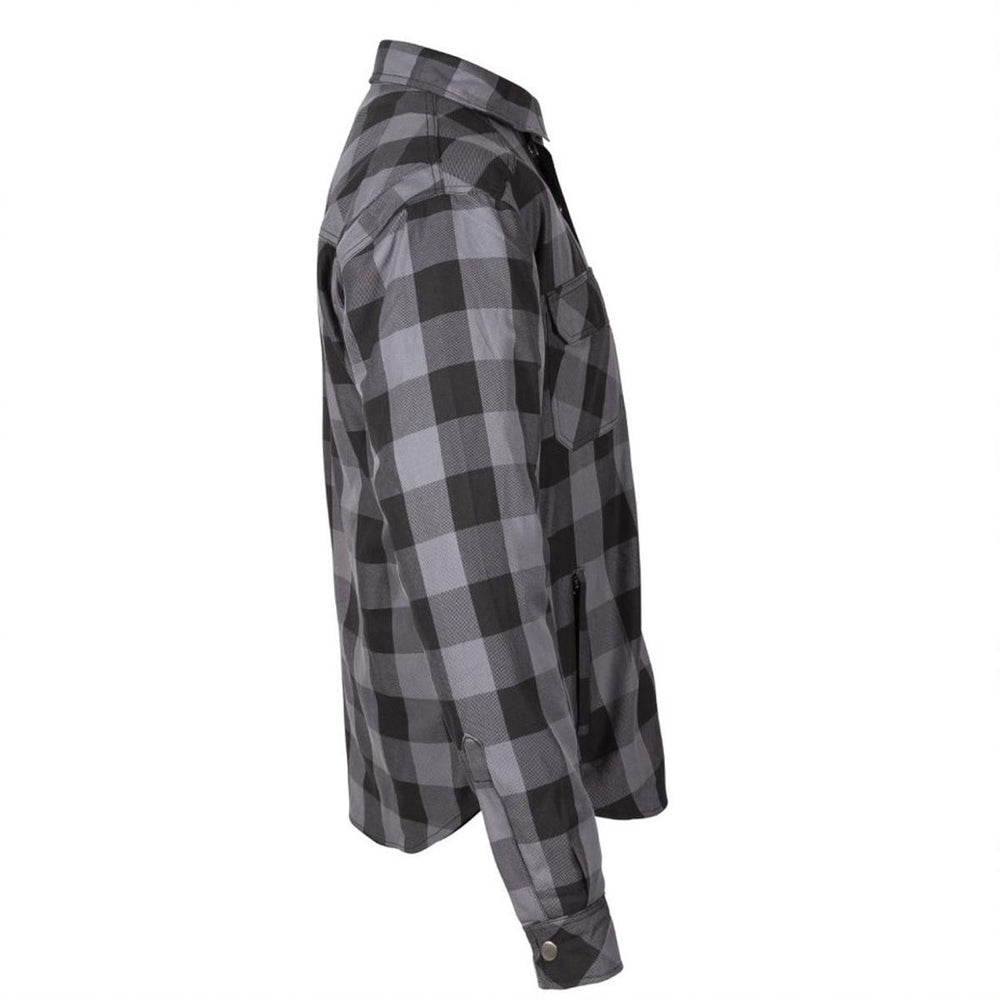 Spada Maine CE Check Riding Shirt Black & Grey