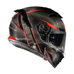 Premier Devil Carbon ST2 Helmet - Black/Red