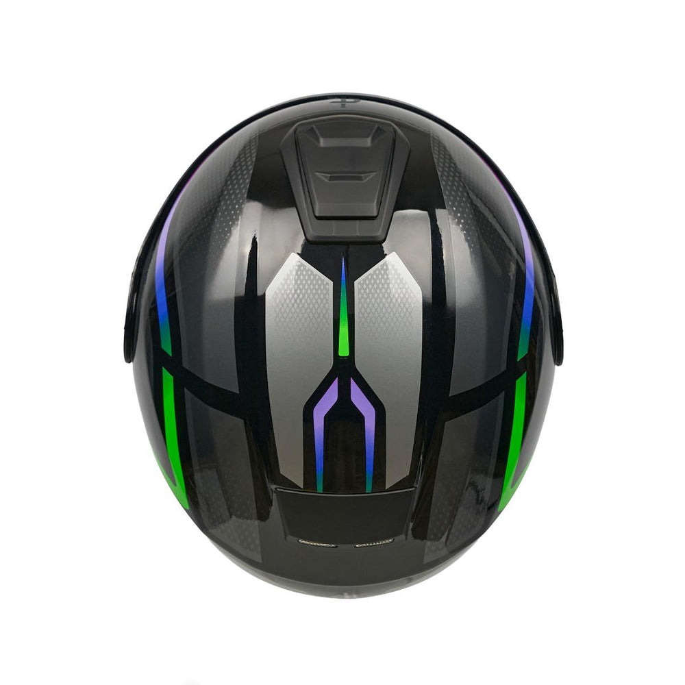 Spada Sirius Flip Front Motorcycle Helmet - Flow Green