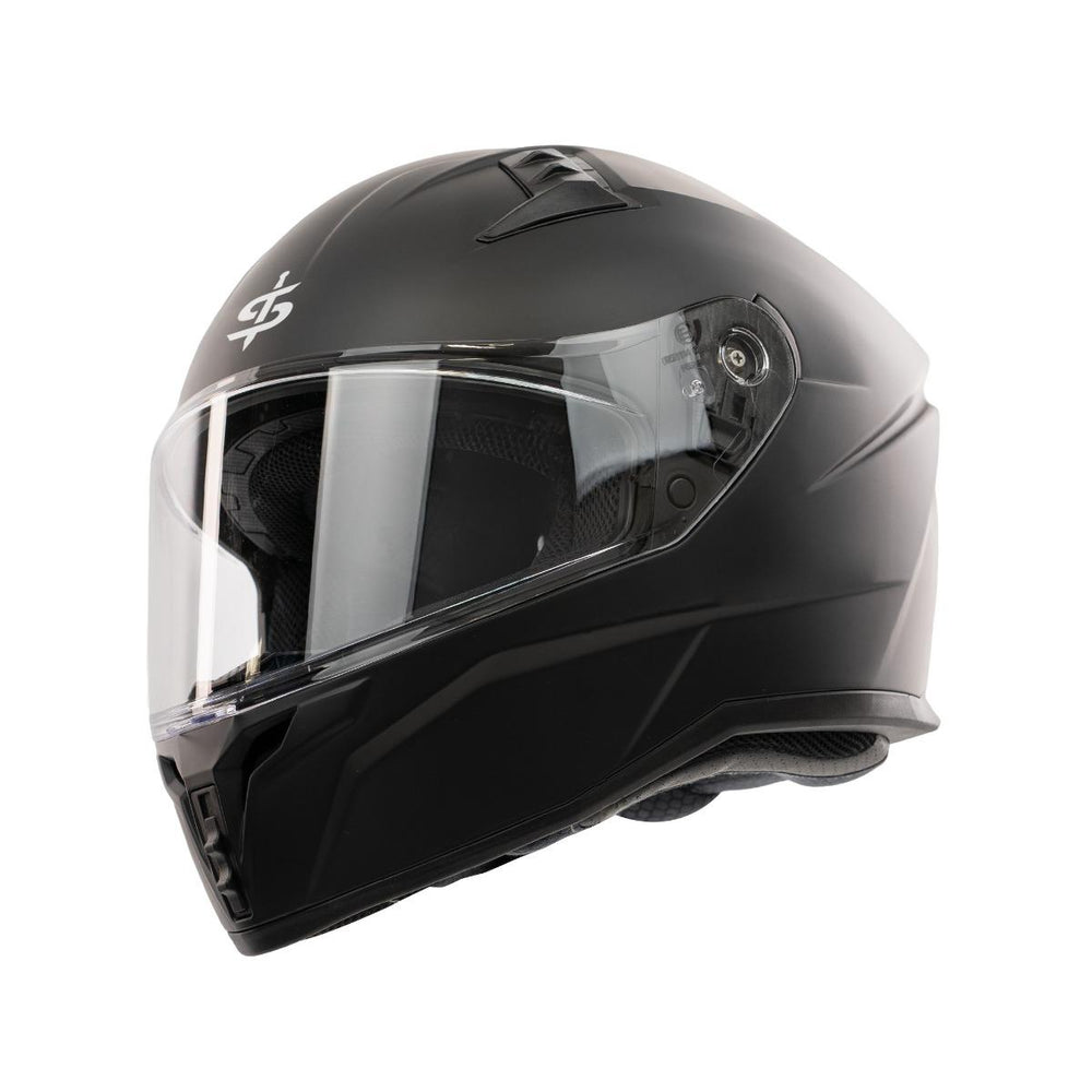 Spada Raiden 3 Full Face Motorcycle Helmet - Matt Black