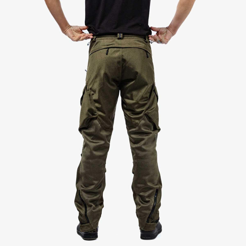 Spada Combat Air Motorcycle Trousers - Olive Green