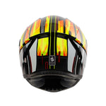 Spada Raiden 3 Cyclone Full Face Motorcycle Helmet - Yellow