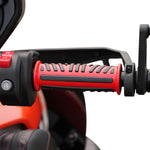 Show Chrome Combat Grips For Can Am Ryker 600 ACE 2019-2024 - Black/Red