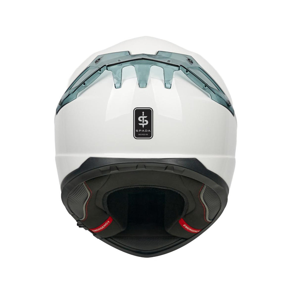 Spada Blade Full Face Motorcycle Helmet - White