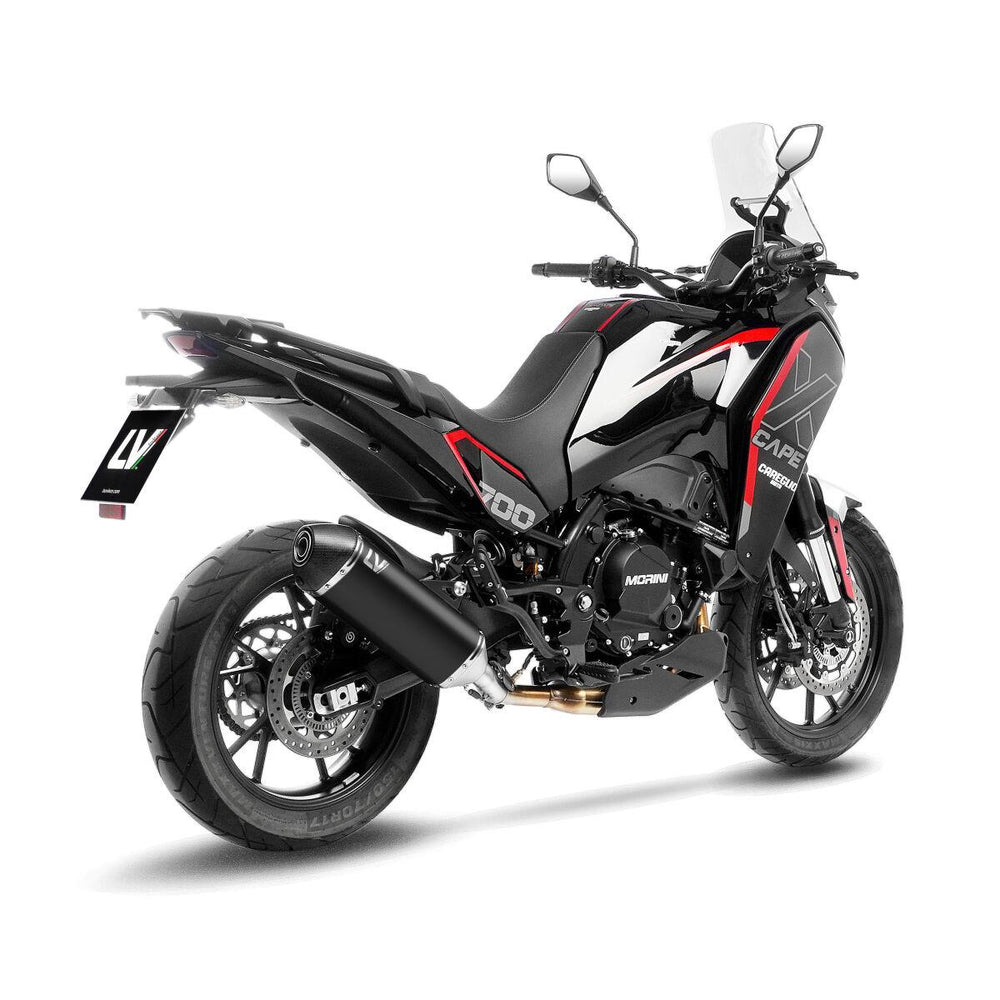 LeoVince LV-14 Black Edition Silencer For Moto Morini X-Cape 700 ABS 2025-2026 Right