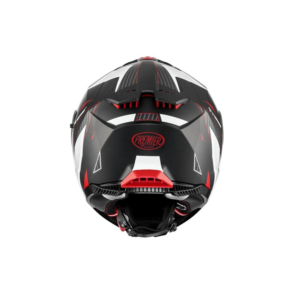 Premier Typhoon Helmet - Grey/Red/White