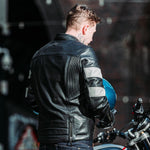 Spada Hanzo CE Leather Jacket Black Ivory