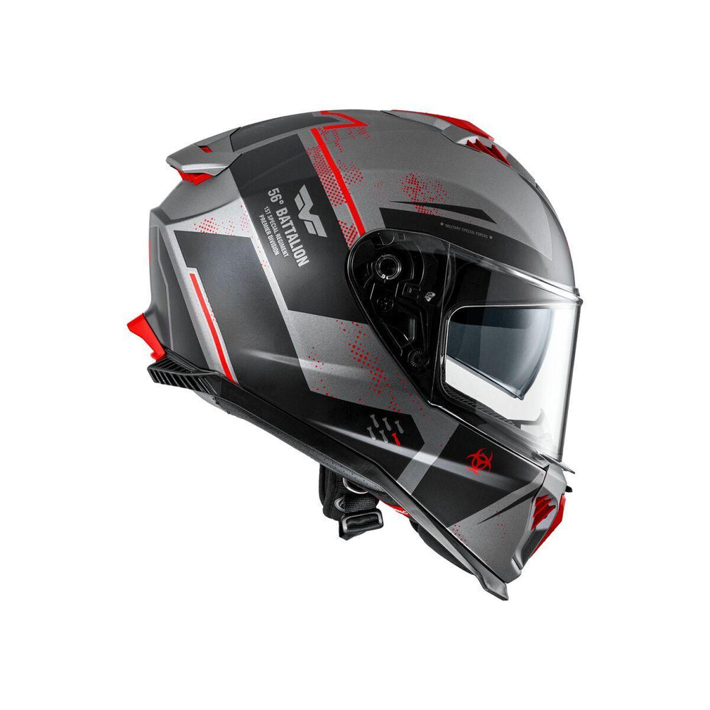 Premier Typhoon BA Helmet - Black/Grey/Red