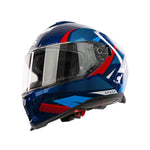 Spada SP18 Vertex Full Face Motorcycle Helmet - Blue/Red/White