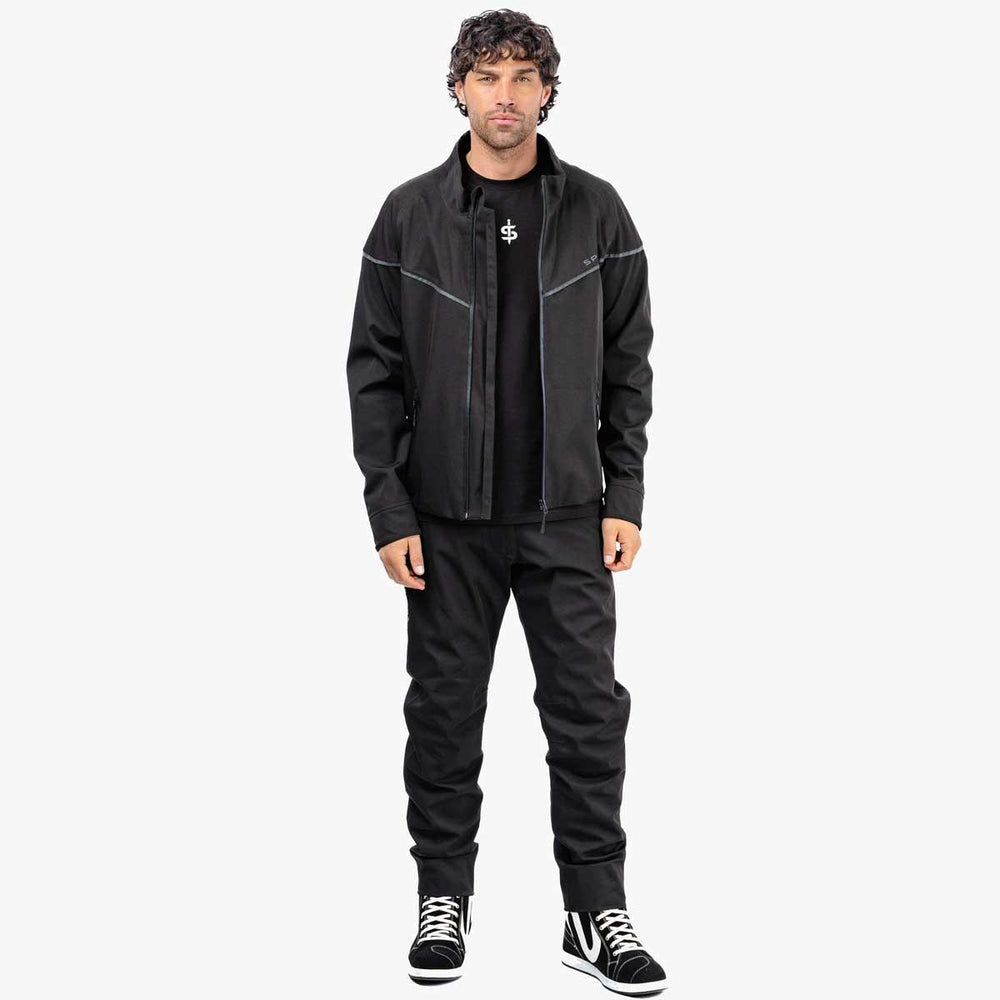 Spada Dash Men's Motorcycle Jacket - Stealth Black