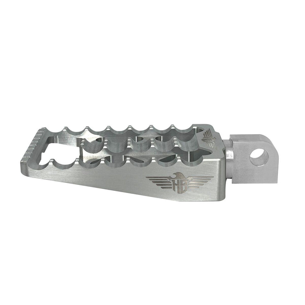 Heinz Bikes Foot Pegs For Harley Davidson FLDE1750 2018-2020 Rear - Silver