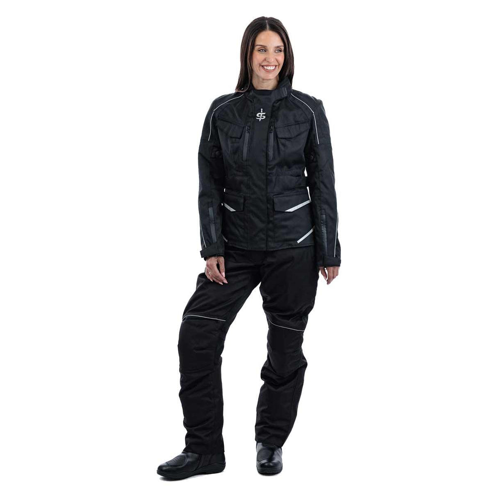 Spada City Nav 2.0 Waterproof Ladies Motorcycle Jacket - Black