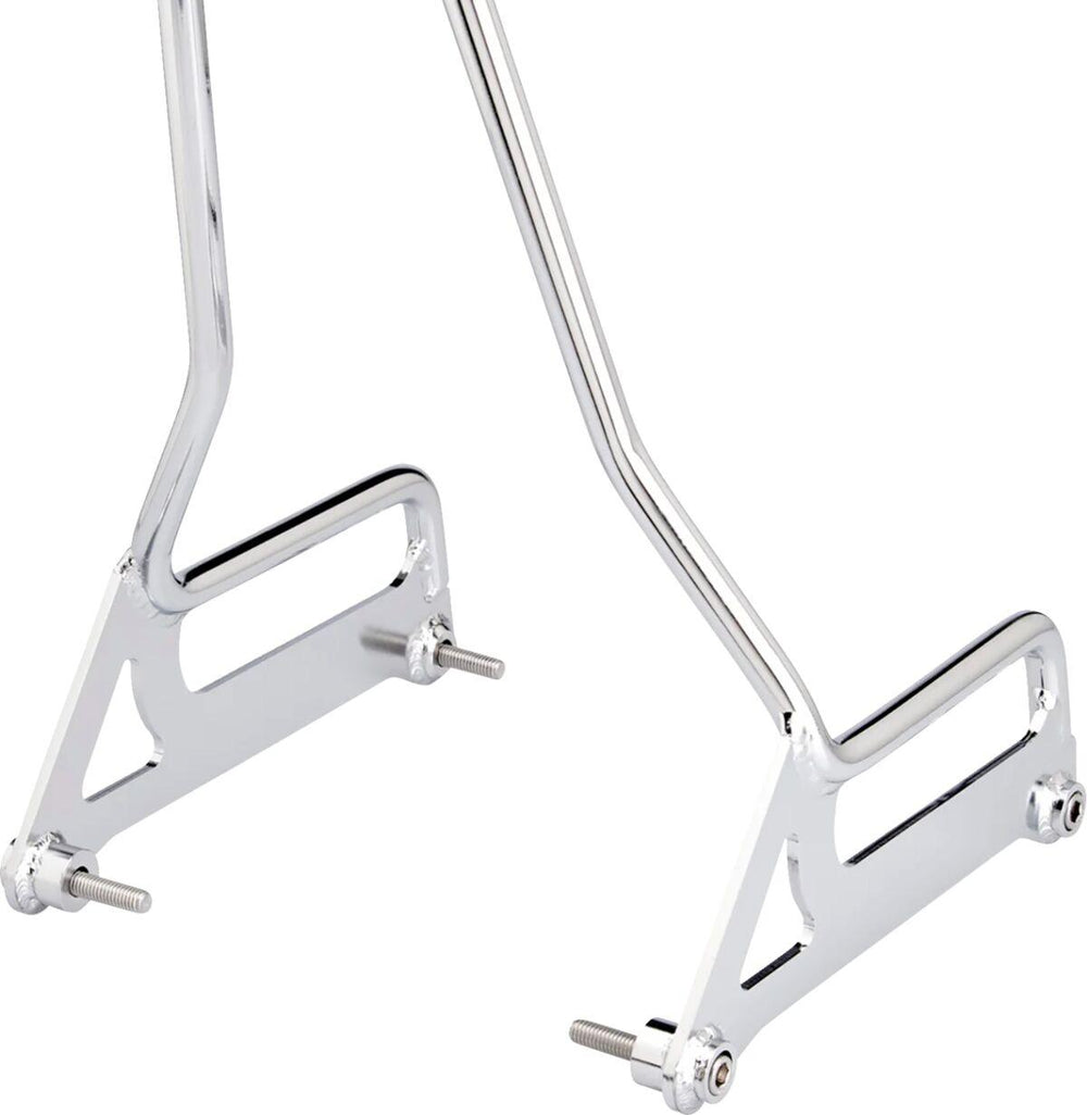 Biltwell EXFIL Sissy Bars For Harley Davidson FLD 1690 2012-2013 - Chrome