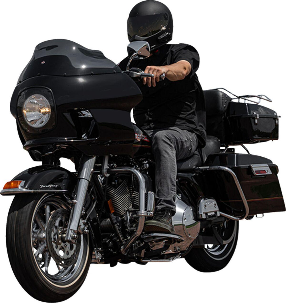 Klock Werks FXRP-Style Fairing Kit For Harley Davidson FLHRCI 1450 EFI 2000-2001 - Black/Powder-Primed/White