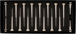 Trask Bitchin Crankcase Bolts For Harley Davidson FLDE 1750 ABS 2018-2020 - Silver