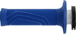 Domino D100 D-Lock Double Cable Grips - Blue