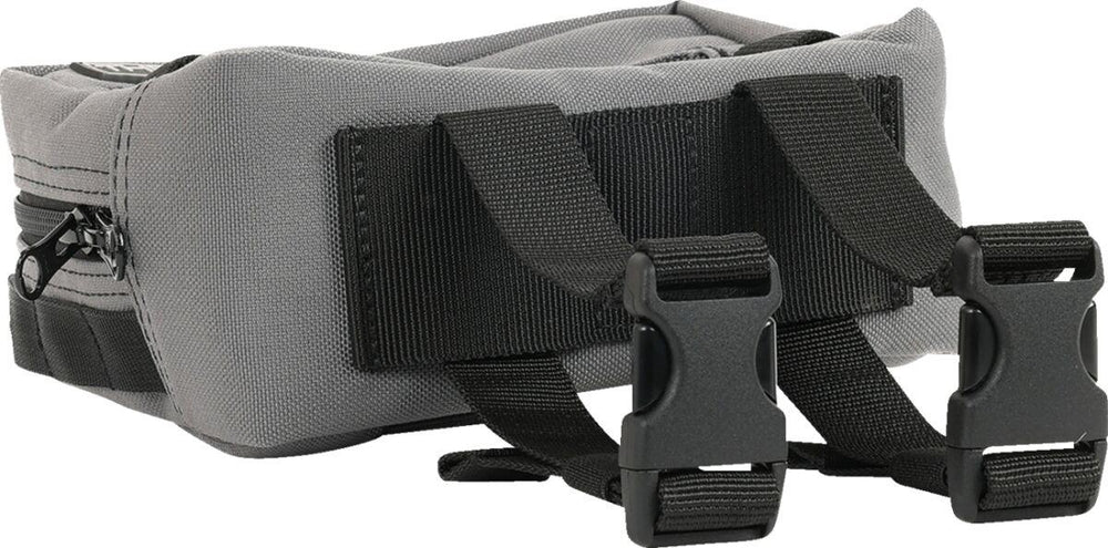 Thrashin Supply Co Handlebar Bag Handlebar Grey/Orange - 12.5cm (5") x 17.5cm (7") x 8.26cm (3-1/4")