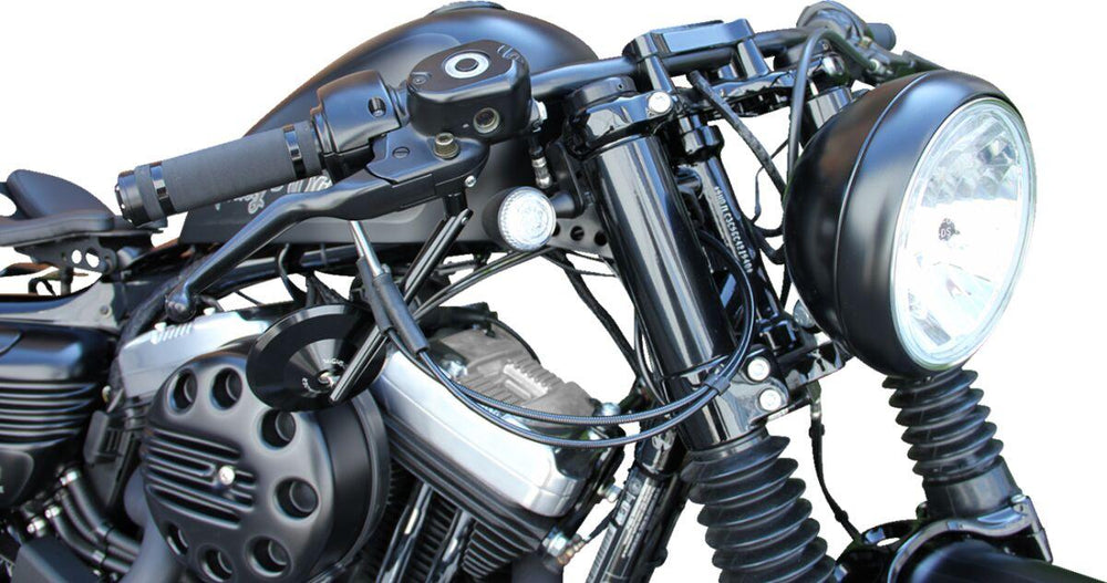 Cult Werk Fork Covers For Harley Davidson XL 1200 X 2016-2020 Upper - Black
