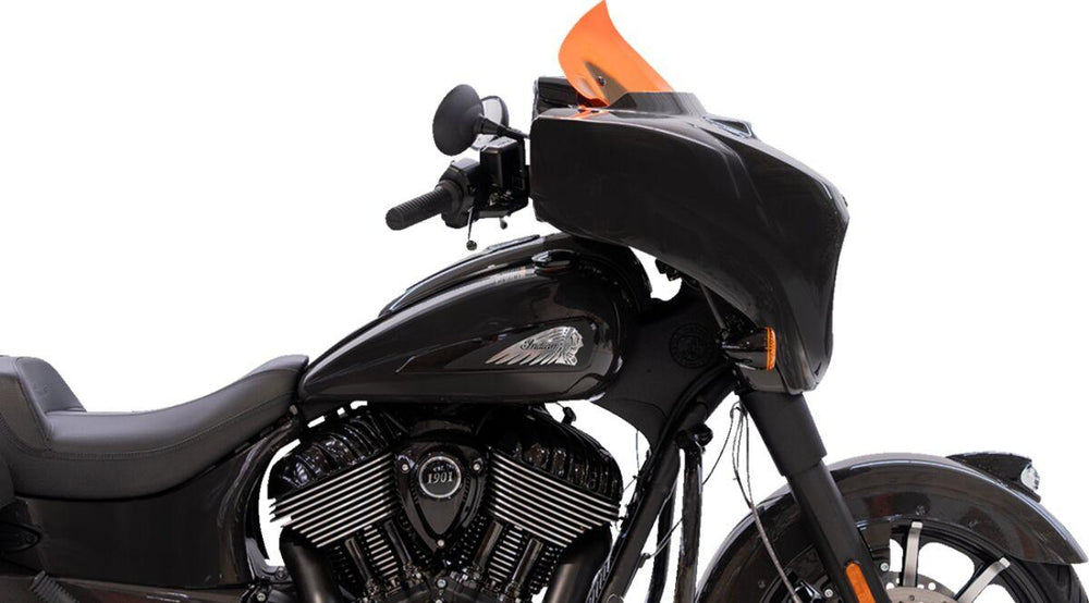Klock Werks Kolor Flare Ice Windshield For Indian Chieftan 111 2014-2020 25.5 cm (10") - Orange
