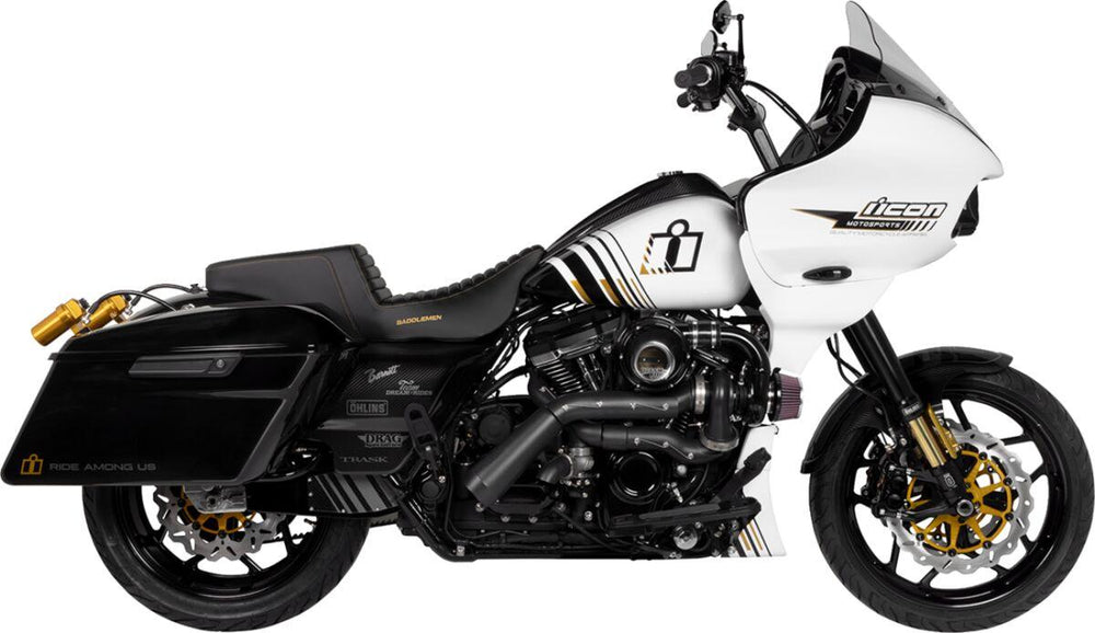 Saddlemen Side Covers For Harley Davidson FLH 1868 ABS 2021 - Gloss Black