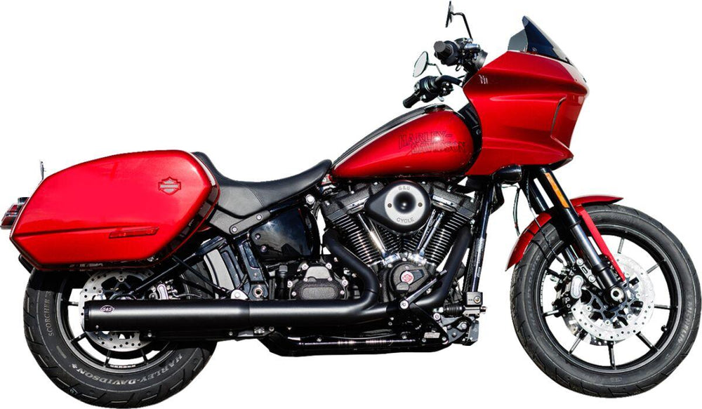 S&S Cycle Grand National  Silencer For Harley Davidson FLHCS 1923 2025 - Guardian Black