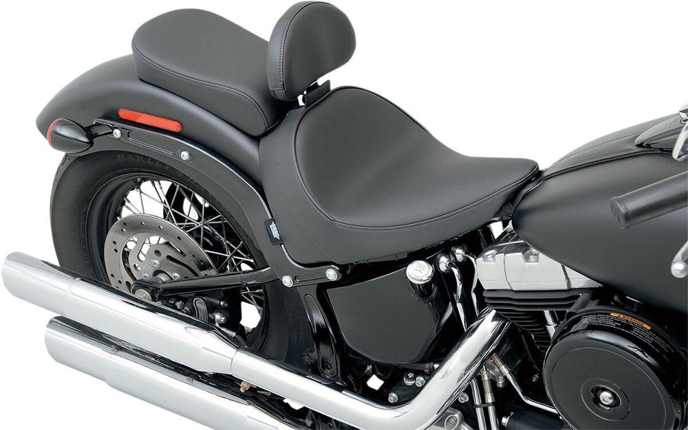 Drag Specialties Backrest Compatible Smooth Solo Seat For Harley Davidson FLS 1690 2012-2016 - Black