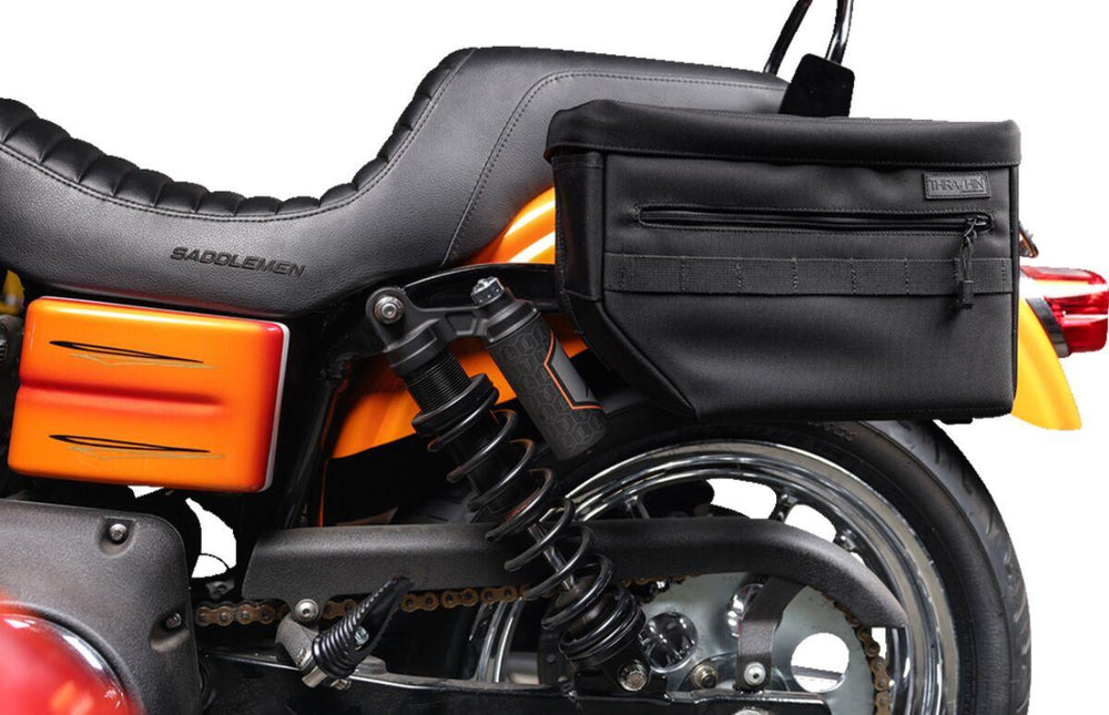 Thrashin Supply Co Hard Mount Brackets For Essential & Escape Saddlebags For Harley Davidson FLD 1690 2012-2013 - Black