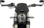 WRS Windscreen For Benelli Leoncino 500 ABS 2017-2023 19 cm (7-1/2") - Black