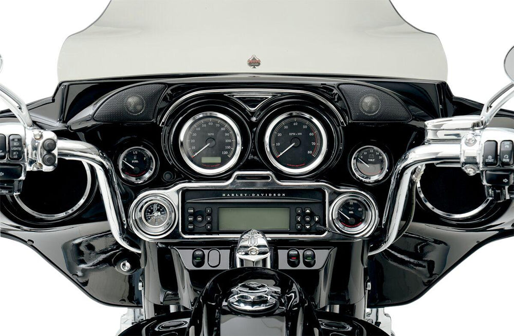 Drag Specialties Instrument Gauge Bezel For Harley Davidson FLTC 1340 1986-1991 - Chrome