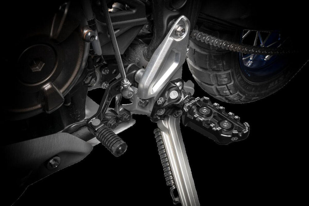 Gilles Tech-X Enduro Foot Pegs For Yamaha XTZ 690 2019-2022 - Black