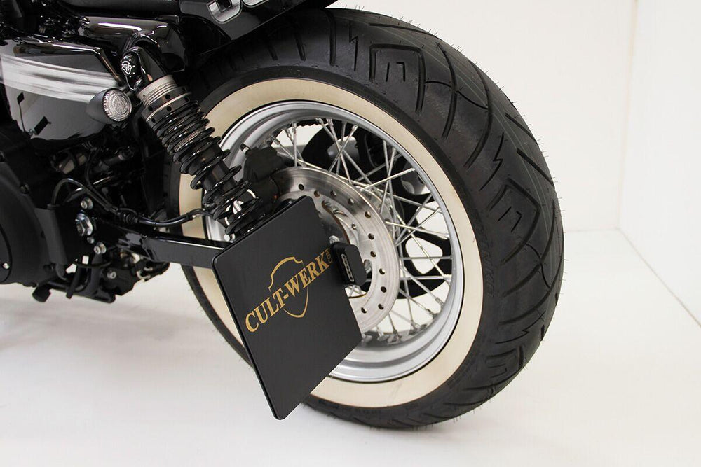 Cult Werk License Plate For Harley Davidson XL 1200 C 1996-2020