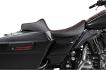 Drag Specialties Extended Reach Predator III Double Diamond Seat For Harley Davidson FLHR 1340 1997-1998 - Black