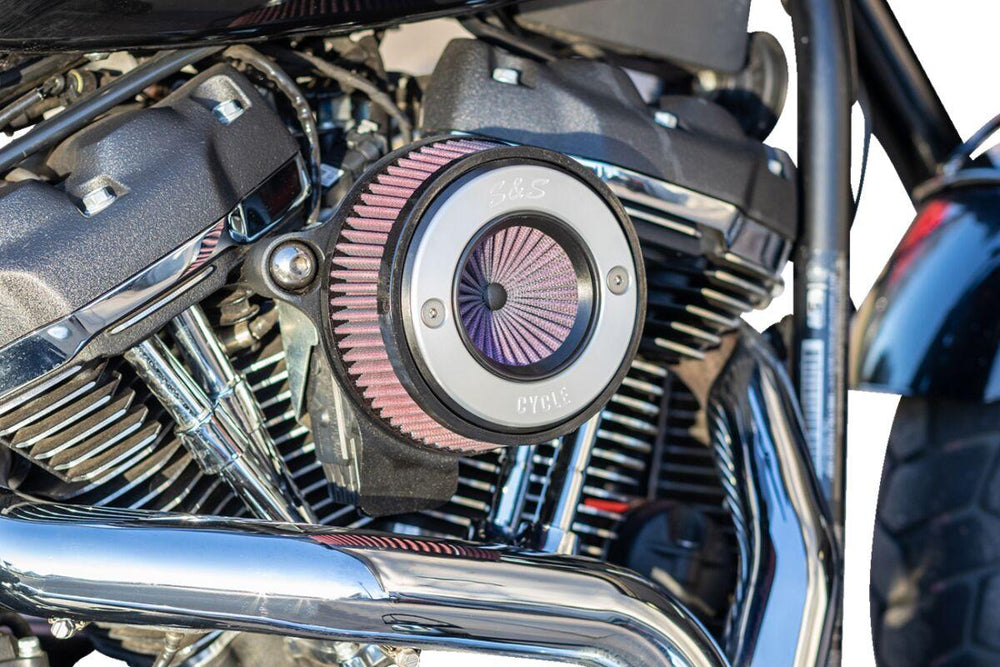 S&S Cycle Air Stinger Stealth Air Cleaner Kit For Harley Davidson FLDE 1750 2018-2020 - Chrome