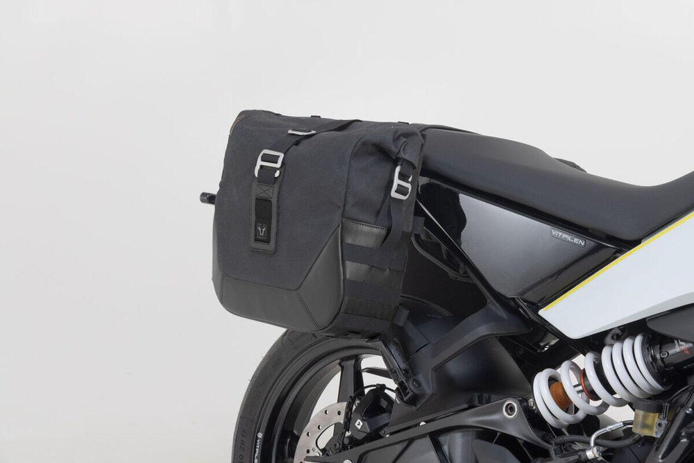 SW Motech Legend Gear LC2 Side Pannier Bag System For Husqvarna Svartpilen 401 2023-2024 - Black