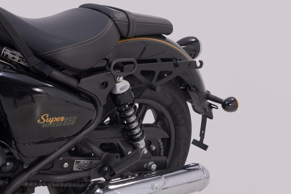 SW Motech SLH Side Pannier Carrier For Royal Enfield Super Meteor 650 ABS 2023-2024 Left - Black