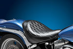 LE Pera Sanora Sport Solo Seat For Harley Davidson FLSTF 1450 2006 Diamond - Black