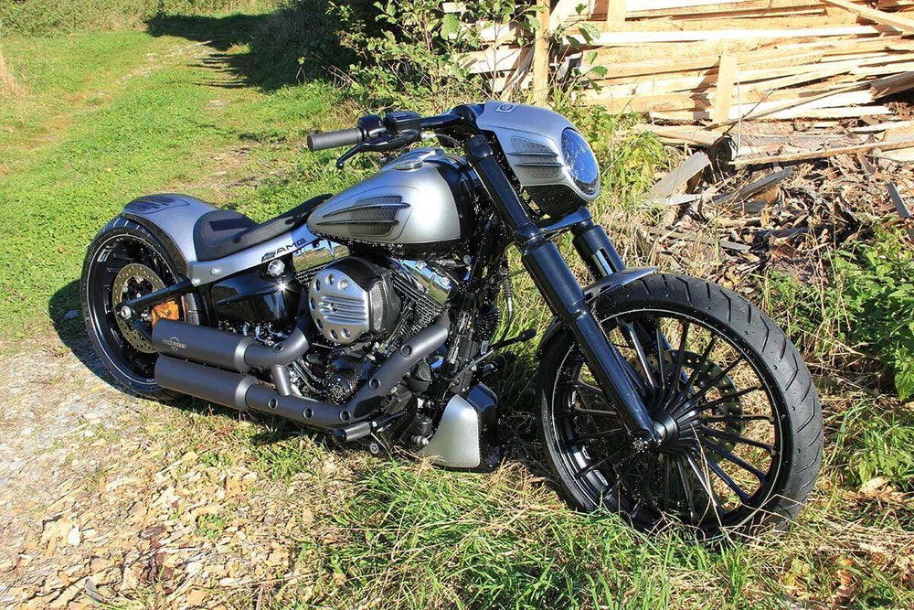 Cult Werk Fork Covers For Harley Davidson FXSB 1690 2013 Upper - Black
